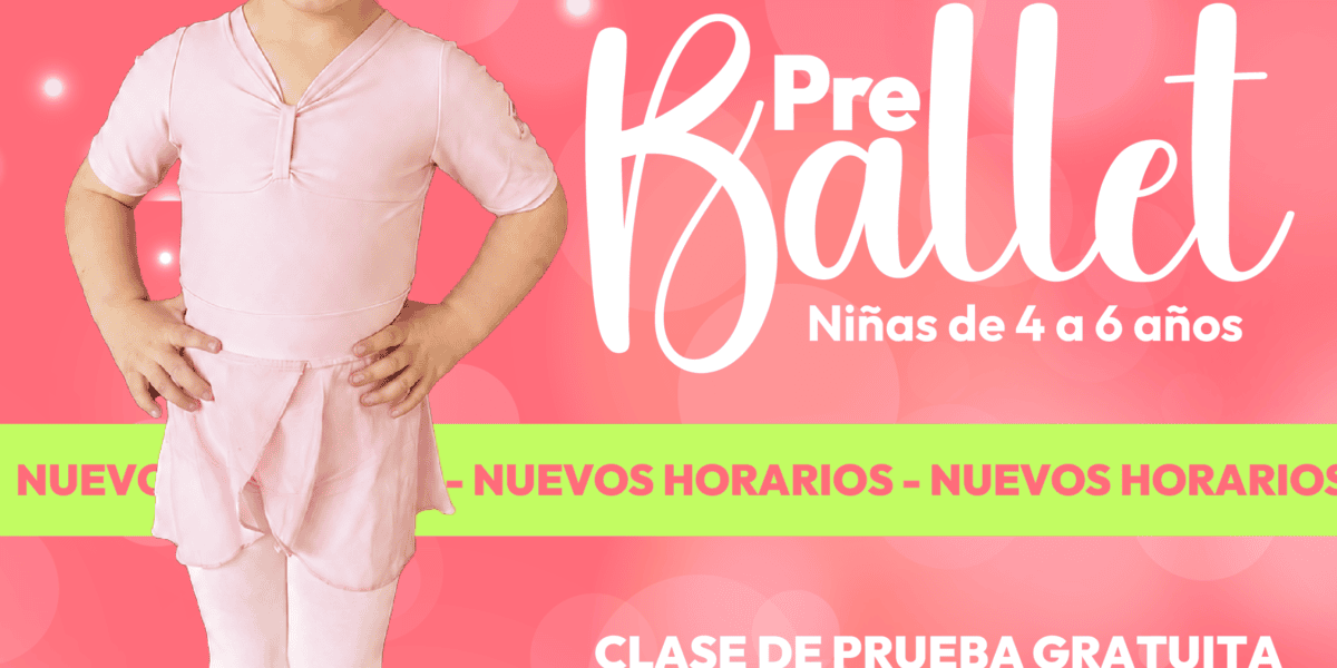 Pre Ballet Petite Danse: nuevos horarios y clase de prueba gratuita para niñas de 4 a 6 años en Rengo y Lomas